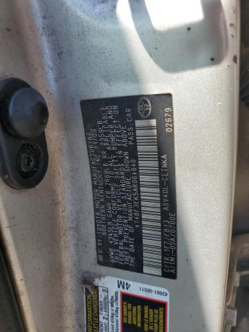 4T4BF3EK5AR064646 - 2010 TOYOTA CAMRY BASE SILVER photo 12