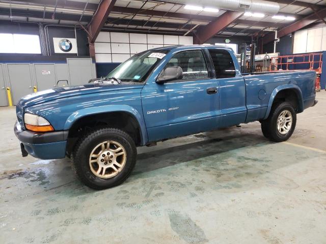 1B7GG32N62S542084 - 2002 DODGE DAKOTA SPORT BLUE photo 1