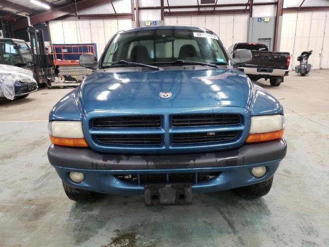 1B7GG32N62S542084 - 2002 DODGE DAKOTA SPORT BLUE photo 5