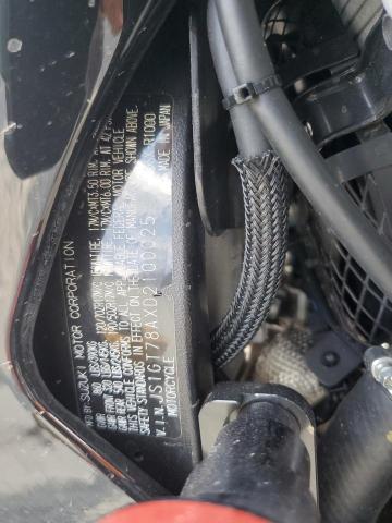 JS1GT78AXD2100025 - 2013 SUZUKI GSX-R1000 Noir photo 8