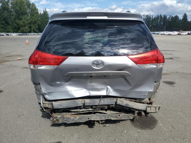 5TDDK3DC9DS053493 - 2013 TOYOTA SIENNA XLE SILVER photo 6