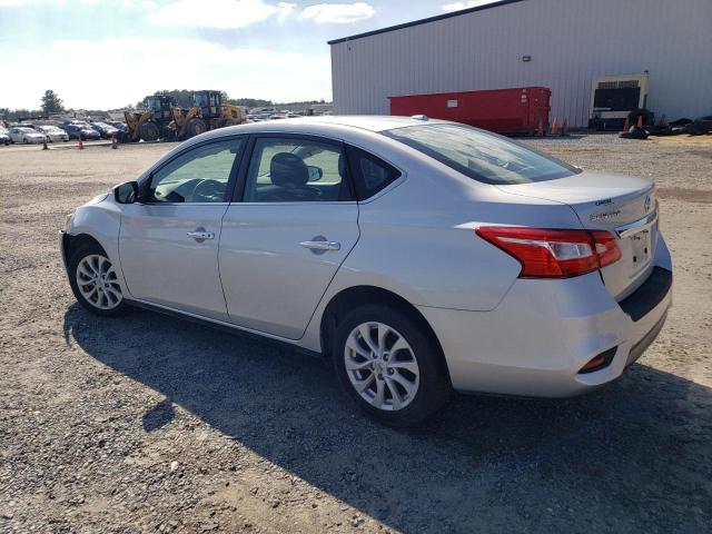 3N1AB7AP1KY434426 - 2019 NISSAN SENTRA S SILVER photo 2