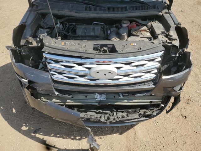 1FM5K8D83KGA16830 - 2019 FORD EXPLORER XLT Сұр фото 11