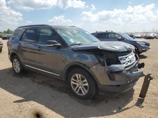 1FM5K8D83KGA16830 - 2019 FORD EXPLORER XLT Сұр фото 4