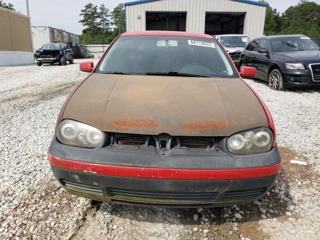 9BWGS21J314002448 - 2001 VOLKSWAGEN GOLF GLS RED photo 5