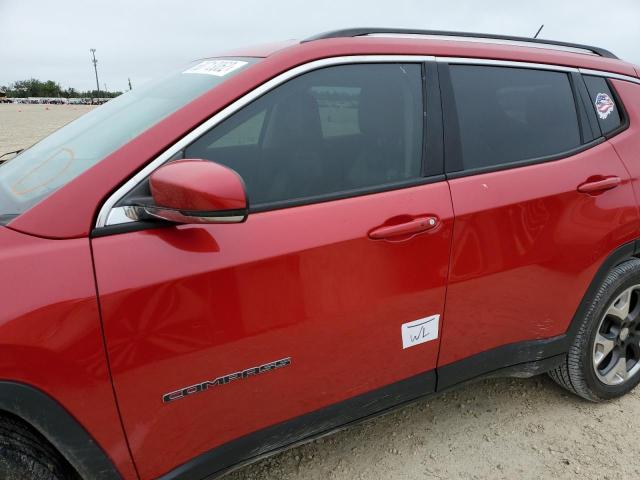 3C4NJCCBXKT676253 - 2019 JEEP COMPASS LIMITED RED photo 13