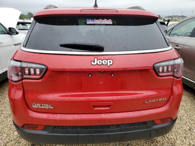 3C4NJCCBXKT676253 - 2019 JEEP COMPASS LIMITED RED photo 6