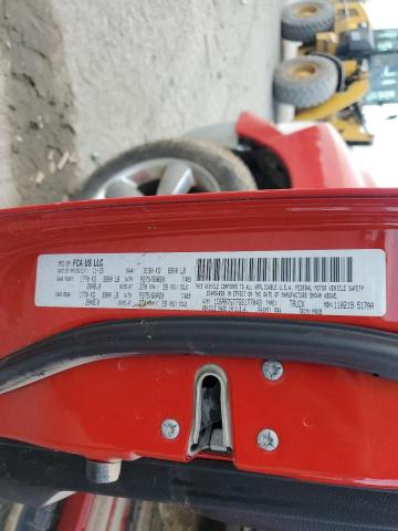 1C6RR7GT7GS177043 - 2016 RAM 1500 SLT RED photo 12