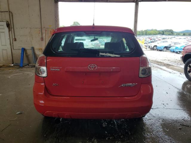 2T1KR30E16C590283 - 2006 TOYOTA COROLLA MA XR RED photo 6