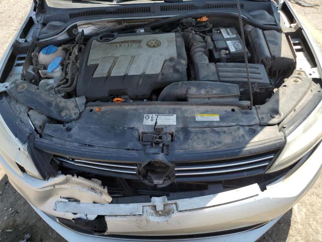 3VWLL7AJ5DM383695 - 2013 VOLKSWAGEN JETTA TDI Серебристый фото 11