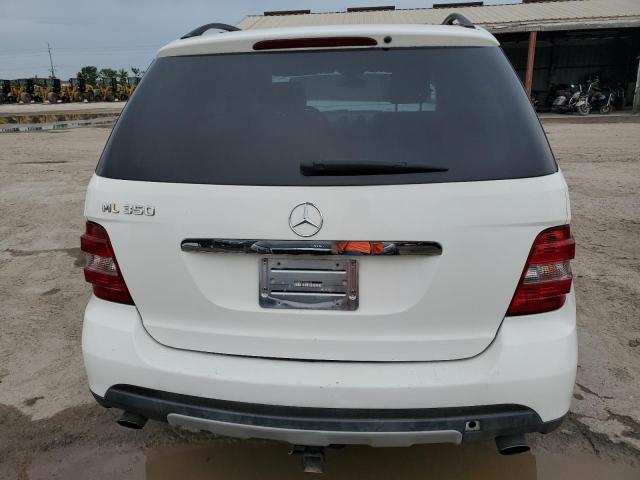 4JGBB86E76A083655 - 2006 MERCEDES-BENZ ML 350 WHITE photo 6