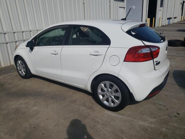 KNADM5A3XE6355433 - 2014 KIA RIO EX LX WHITE photo 2