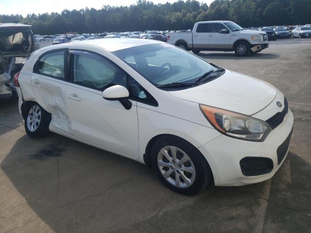 KNADM5A3XE6355433 - 2014 KIA RIO EX LX WHITE photo 4