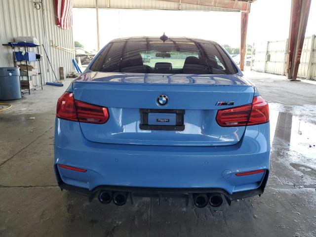 WBS8M9C56J5J79922 - 2018 BMW M3 BLUE photo 6