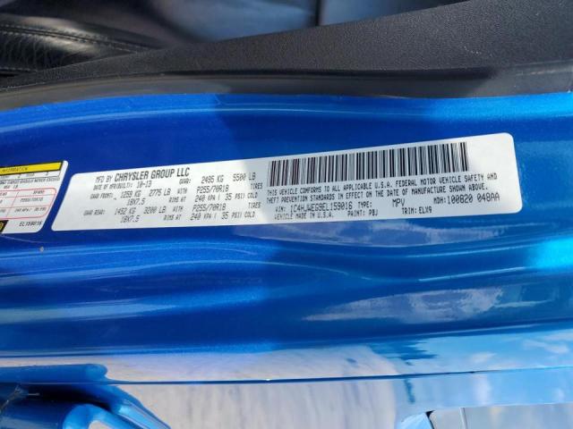 1C4HJWEG9EL159016 - 2014 JEEP WRANGLER U SAHARA BLUE photo 12