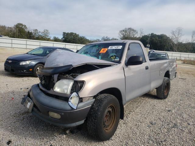 5TBJN3212YS114290 - 2000 TOYOTA TUNDRA REG GRAY photo 2