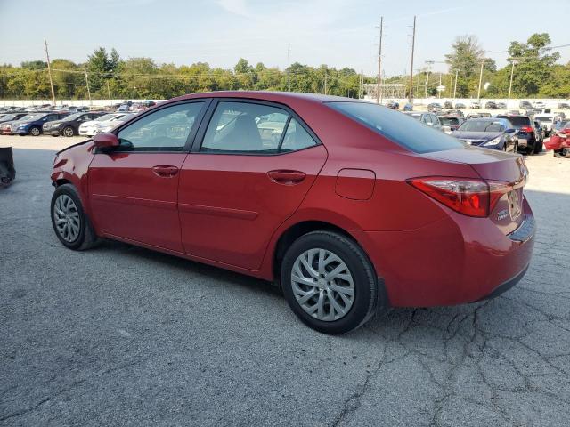 2T1BURHEXKC166939 - 2019 TOYOTA COROLLA L MAROON photo 2