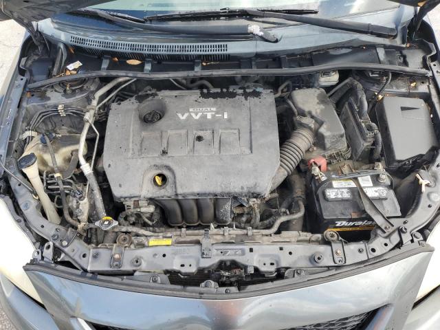 2T1BU4EE4AC303864 - 2010 TOYOTA COROLLA LE BASE GRAY photo 11