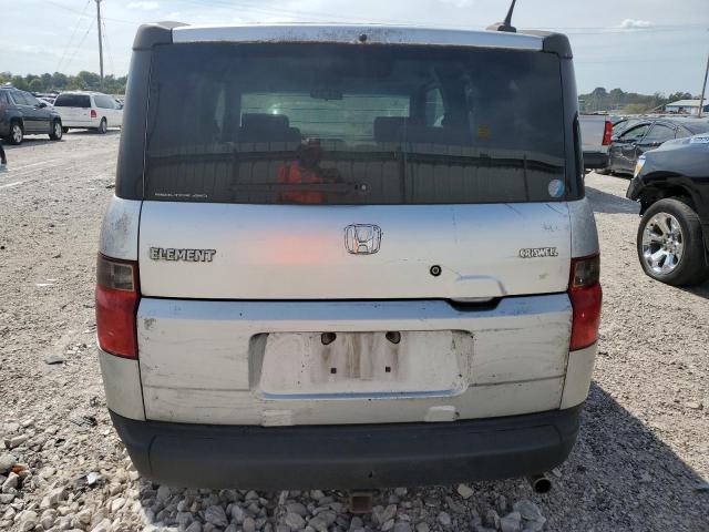 5J6YH27706L019837 - 2006 HONDA ELEMENT EX SILVER photo 6