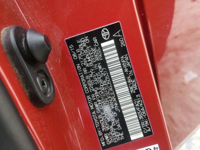 JTNKARJE4GJ505317 - 2016 TOYOTA SCION IM წითელი ფოტო 13