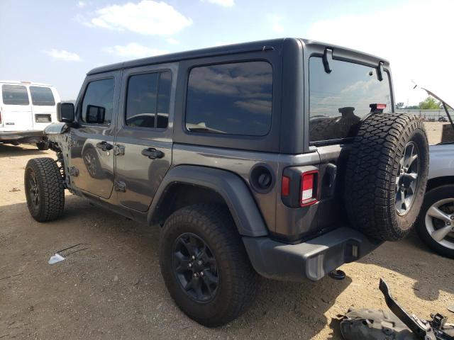 1C4HJXDG3NW200441 - 2022 JEEP WRANGLER U SPORT Gris photo 2