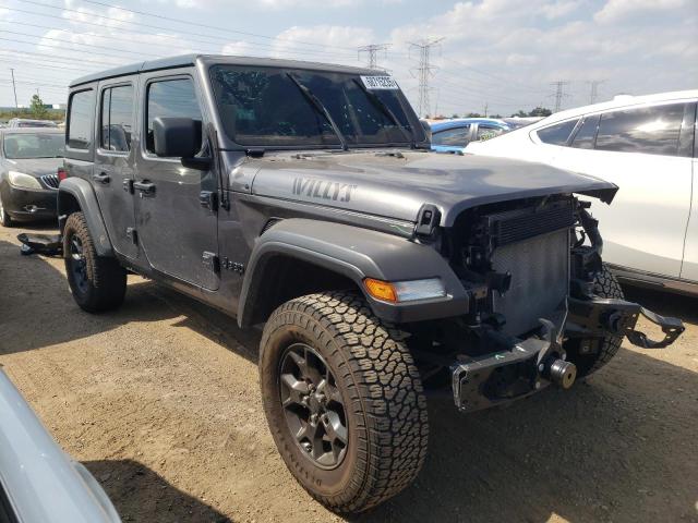 1C4HJXDG3NW200441 - 2022 JEEP WRANGLER U SPORT Gris photo 4