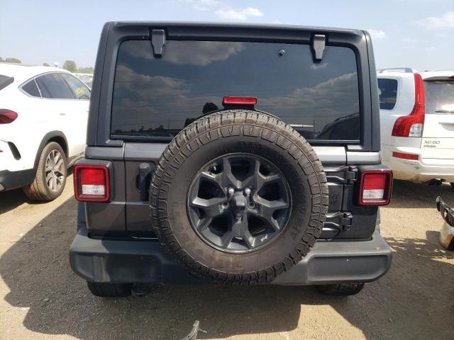 1C4HJXDG3NW200441 - 2022 JEEP WRANGLER U SPORT Gris photo 6