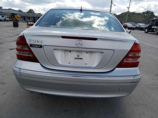 WDBRF64J71F108303 - 2001 MERCEDES-BENZ C 320 SILVER photo 6