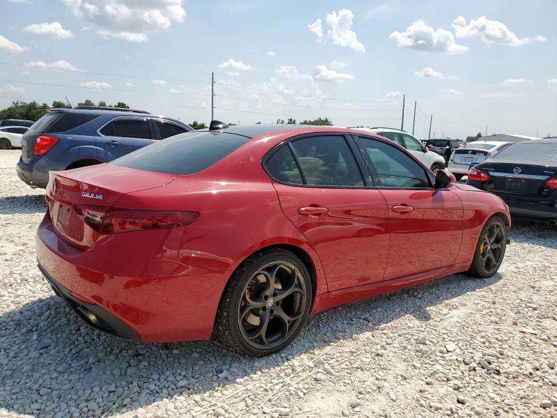 ZARFAECN1H7546844 - 2017 ALFA ROMEO GIULIA TI წითელი ფოტო 3