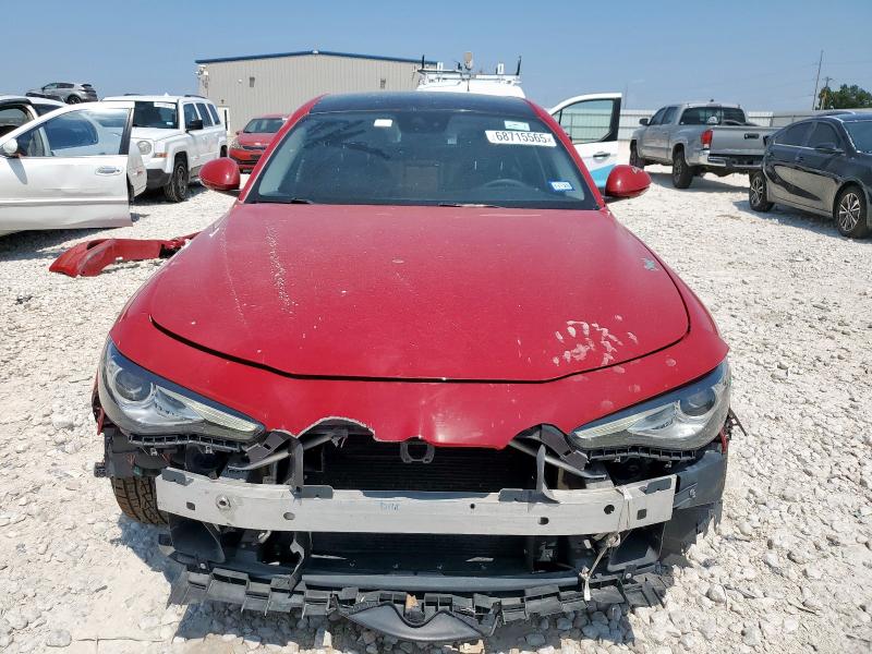 ZARFAECN1H7546844 - 2017 ALFA ROMEO GIULIA TI წითელი ფოტო 5