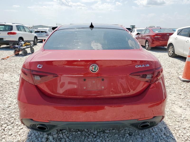 ZARFAECN1H7546844 - 2017 ALFA ROMEO GIULIA TI წითელი ფოტო 6