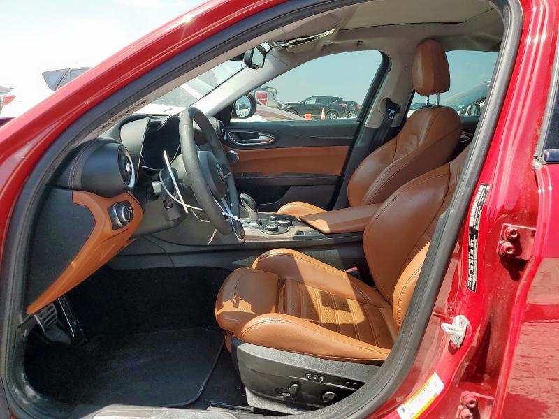 ZARFAECN1H7546844 - 2017 ALFA ROMEO GIULIA TI წითელი ფოტო 7