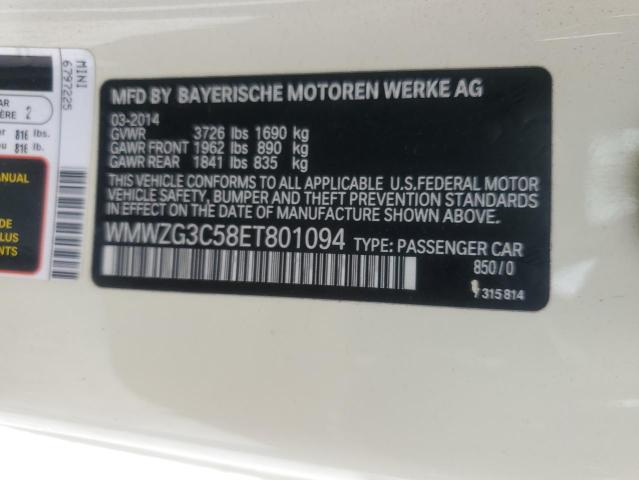 WMWZG3C58ET801094 - 2014 MINI COOPER S CLUBMAN 奶油色 照片 13