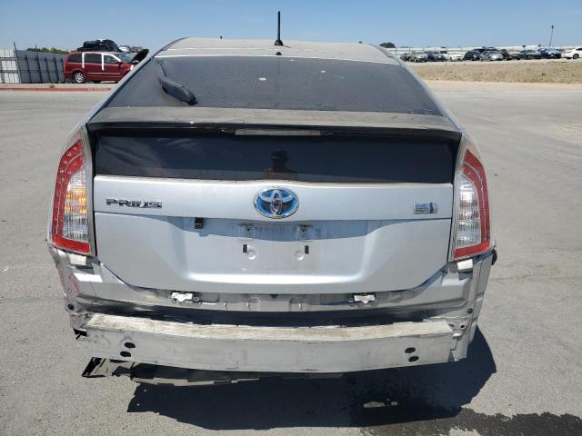 JTDKN3DUXC5439514 - 2012 TOYOTA PRIUS ვერცხლისფერი ფოტო 6