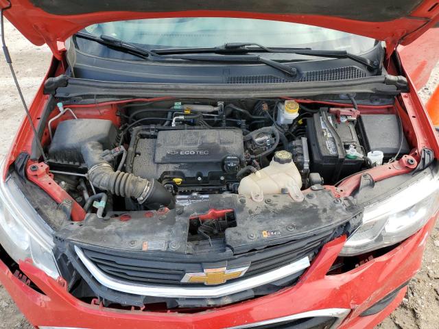 1G1JB5SB3L4102456 - 2020 CHEVROLET SONIC LS წითელი ფოტო 11