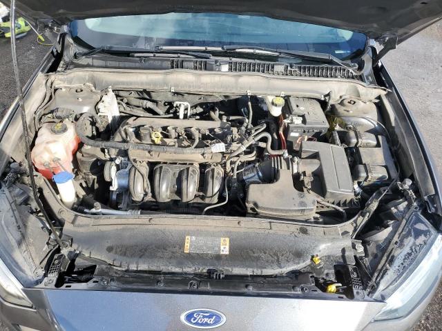 3FA6P0G7XJR253469 - 2018 FORD FUSION S GRAY photo 11