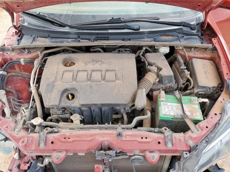 5YFBURHEXKP939327 - 2019 TOYOTA COROLLA L 红色 照片 11