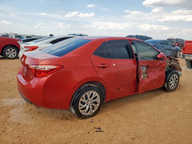 5YFBURHEXKP939327 - 2019 TOYOTA COROLLA L 红色 照片 3