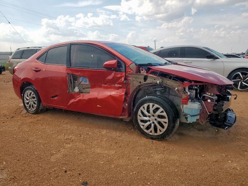 5YFBURHEXKP939327 - 2019 TOYOTA COROLLA L 红色 照片 4