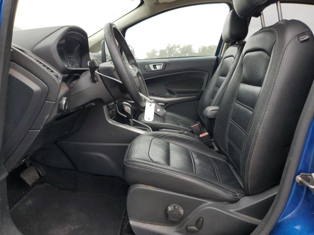 MAJ6P1UL9JC184487 - 2018 FORD ECOSPORT SE Синий фото 7