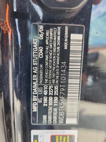 WDBTK56F79T101434 - 2009 MERCEDES-BENZ CLK 350 黑色 照片 12