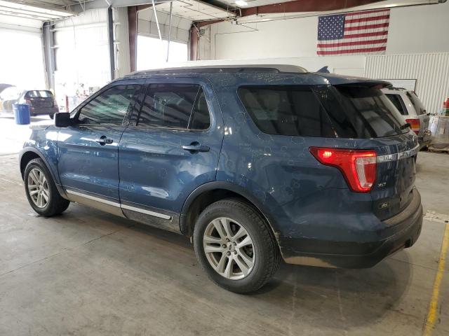 1FM5K8D83KGA60178 - 2019 FORD EXPLORER XLT ლურჯი ფოტო 2