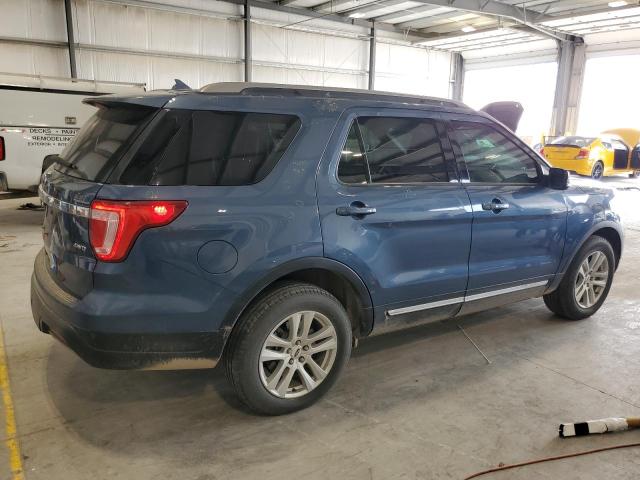 1FM5K8D83KGA60178 - 2019 FORD EXPLORER XLT ლურჯი ფოტო 3