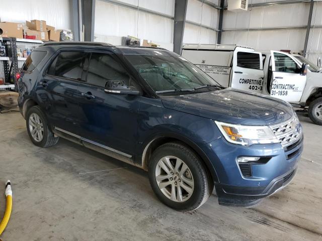 1FM5K8D83KGA60178 - 2019 FORD EXPLORER XLT ლურჯი ფოტო 4
