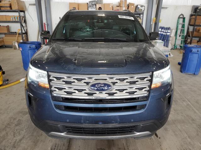 1FM5K8D83KGA60178 - 2019 FORD EXPLORER XLT ლურჯი ფოტო 5