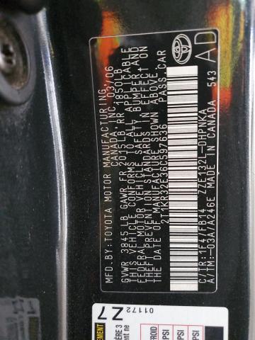 2T1KR32E36C597636 - 2006 TOYOTA COROLLA MATRIX XR CHARCOAL photo 13