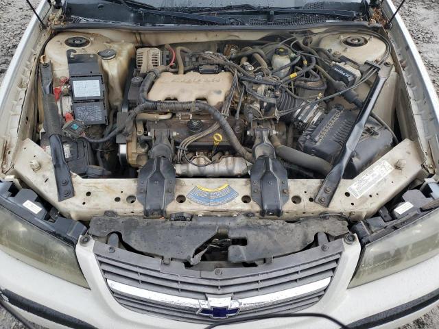 2G1WF52E149277341 - 2004 CHEVROLET IMPALA CREAM photo 11