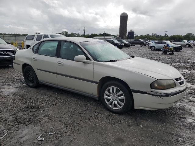 2G1WF52E149277341 - 2004 CHEVROLET IMPALA CREAM photo 4