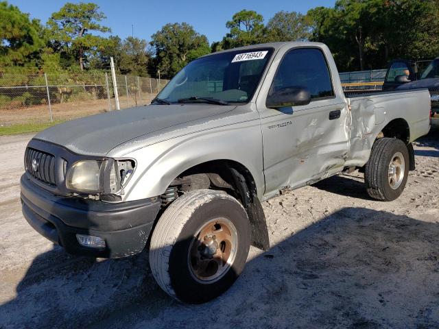 5TENM92N84Z318123 - 2004 TOYOTA TACOMA PRERUNNER SILVER photo 1