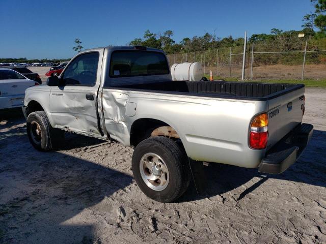 5TENM92N84Z318123 - 2004 TOYOTA TACOMA PRERUNNER SILVER photo 2